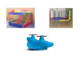 Piscina + Cama elástica + gangorra
